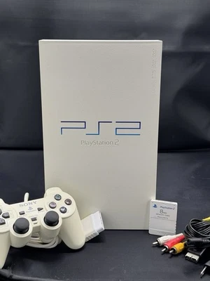 Sony PS2 Ceramic White GT55000 50000 Board NTSC-J 8MB Memory Card Japan