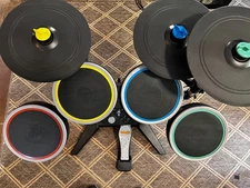Rock Band 4 Wireless Drum Set W Pro Cymbals, Pedal & Sticks