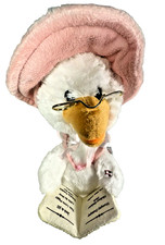 MOTHER GOOSE Nursery Rhymes Talking Moving 14'' Plush by Cuddle Barn Tested pink