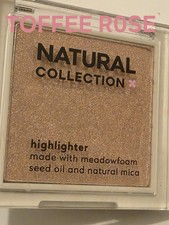 Boots Natural collection Bronzer Caramel and Highlighter Toffee Rose