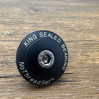 Chris King MATTE BLACK Headset Top Cap Nothreadset 1 1/8 Road