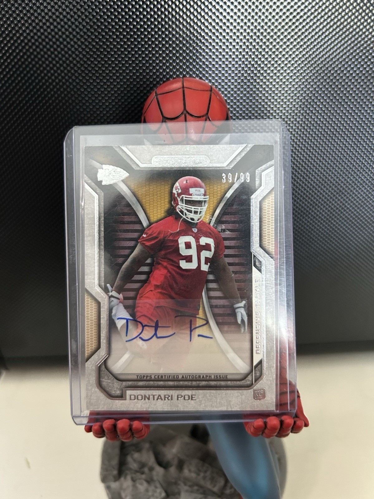 Dontari Poe Topps Strata Rookie Autographs #RADPO Gold