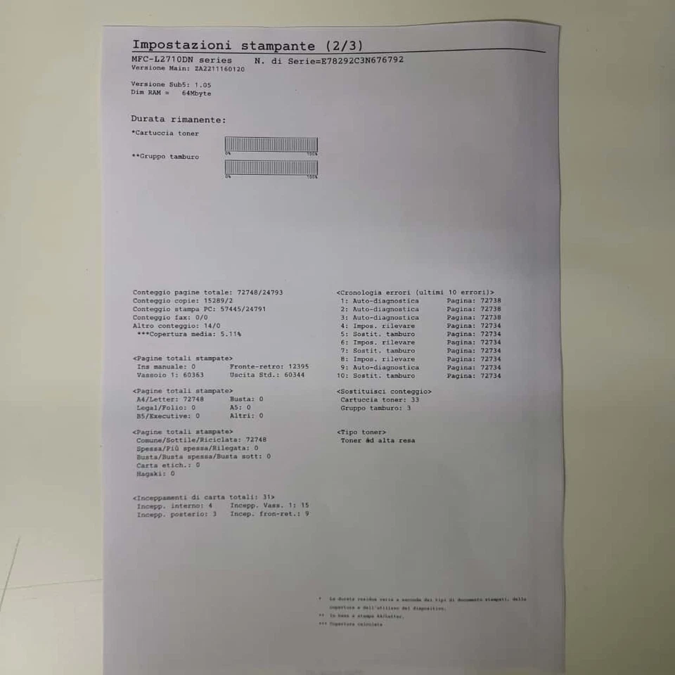 Brother MFC L-2710dn - stampante laser multifunzione bianco e nero - Immagine 4 di 4