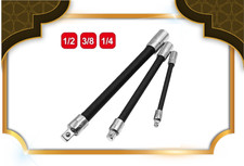 3-piece Flexible Socket Extension Bar Set 12 14 38 Shaft Drive 10 8 6 3-piece Flexible Socket Extension Bar Set 12 14 38 Shaft Drive 10 8 6