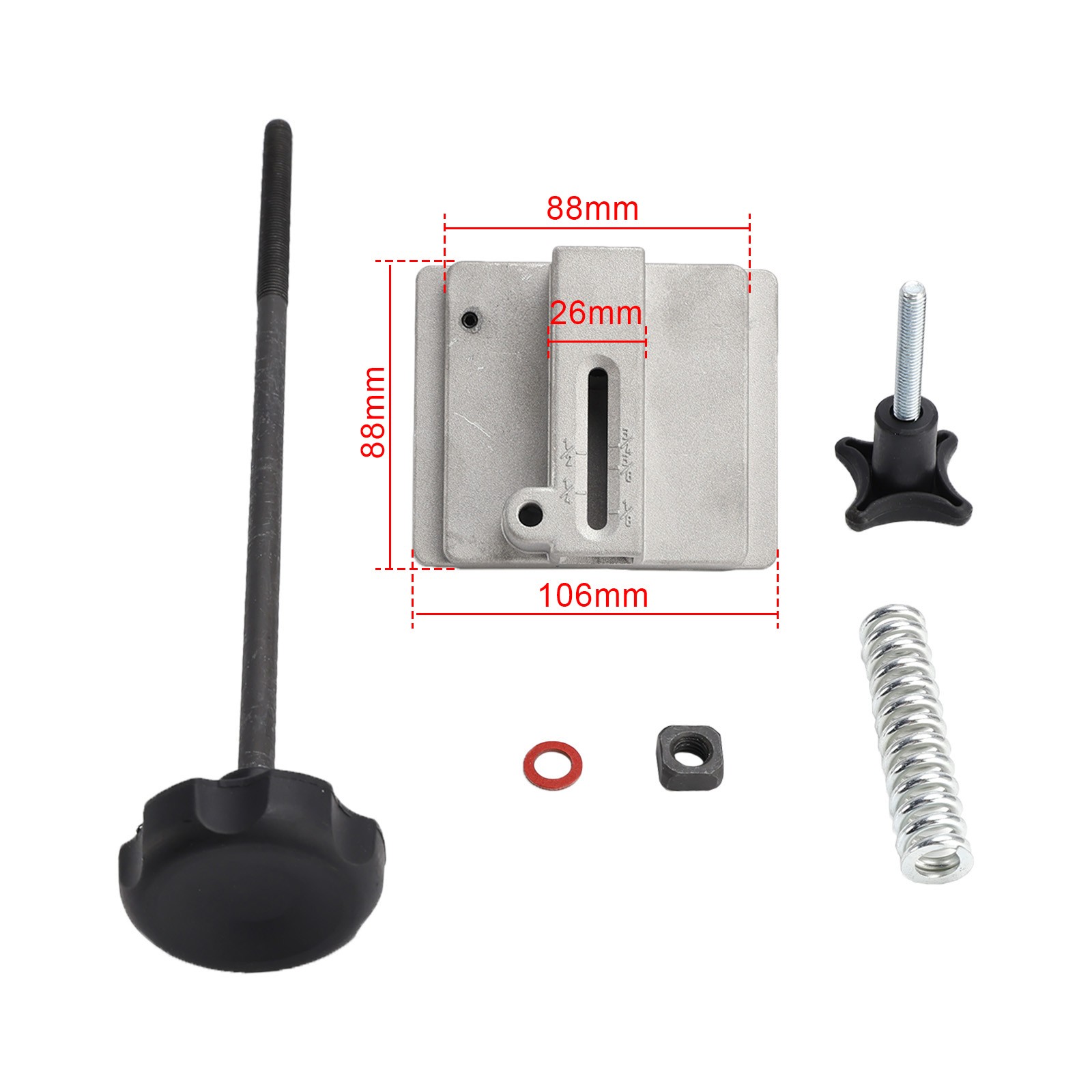 14" Bandsaw Upper Wheel Tension Assembly with Iron Hinge for Delta/Powermatic