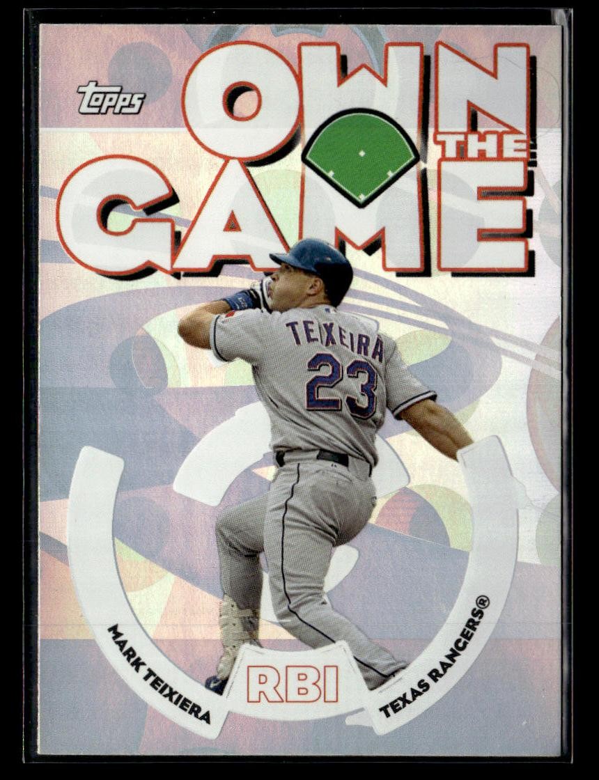 2006 Topps #OG15 Mark Teixeira Own the Game Card Texas Rangers
