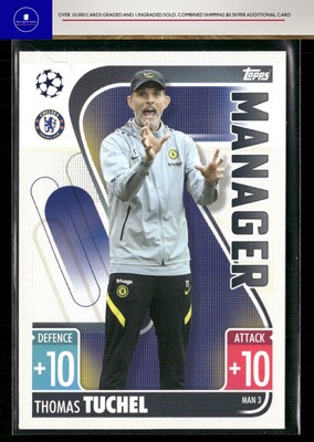 2021-22 Topps Match Attax Champions & Europa Extra - Manager Thomas Tuchel #MAN3