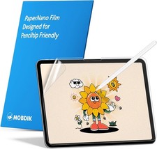 MOBDIK 2 Pack Paperfeel Screen Protector Compatible with iPad Pro 11  More