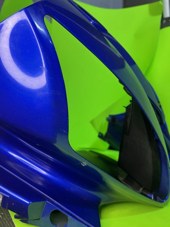 Yamaha R6 2006-2007 OEM capucha delantera azul increíble estado usado OEM Foto 2 de 4