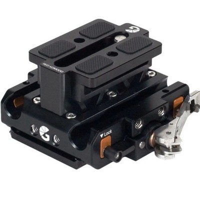 Bright Tangerine LeftField 3 Quick Release Baseplate for RED KOMODO (Standard)