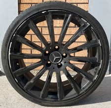 1 × Gloss Black Turbine Alloy Wheel 19" 5 × 112