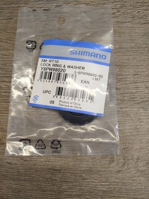 Shimano SM-RT 10 Center-Lock Lockring schwarz / Lock Ring & Washer   Y8PW98020