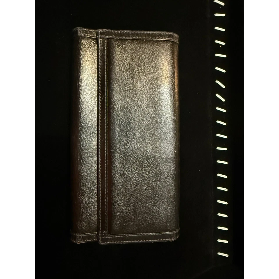 Cartera grande de cuero marrón Furla con interior rosa usada en excelente estado Foto 3 de 4