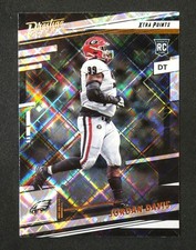 2022 Prestige Jordan Davis Rookie Xtra Points Diamond Football Card #339