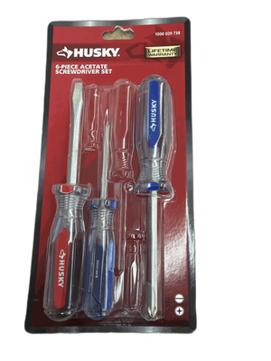 #ad Husky Philips and Slotted Screwdriver Set with Acetate Handles 3 Piece MISSING $12.99