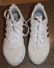 Zapatillas Adidas CloudFoam Off White/Rose Gold para dama talla 7