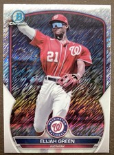 2023 Bowman Chrome - Prospects Elijah Green #BCP-214 Shimmer Refractor (RC)