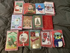 Voila Premium 3D Christmas Greeting Cards - Lot of 50 -  NEW SEALED W/Envelopes