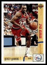 1991-92 Upper Deck Hersey Hawkins Philadelphia 76ers #82