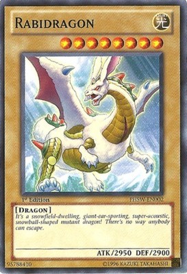 3 x Rabidragon - PHSW-EN002 - Common - Unlimited Edition Near Mint, English YGO