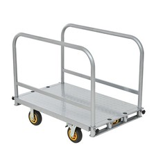 2-in-1 Steel Panel Truck Cart 2200 LBS, Heavy Duty Platform Truck Carts