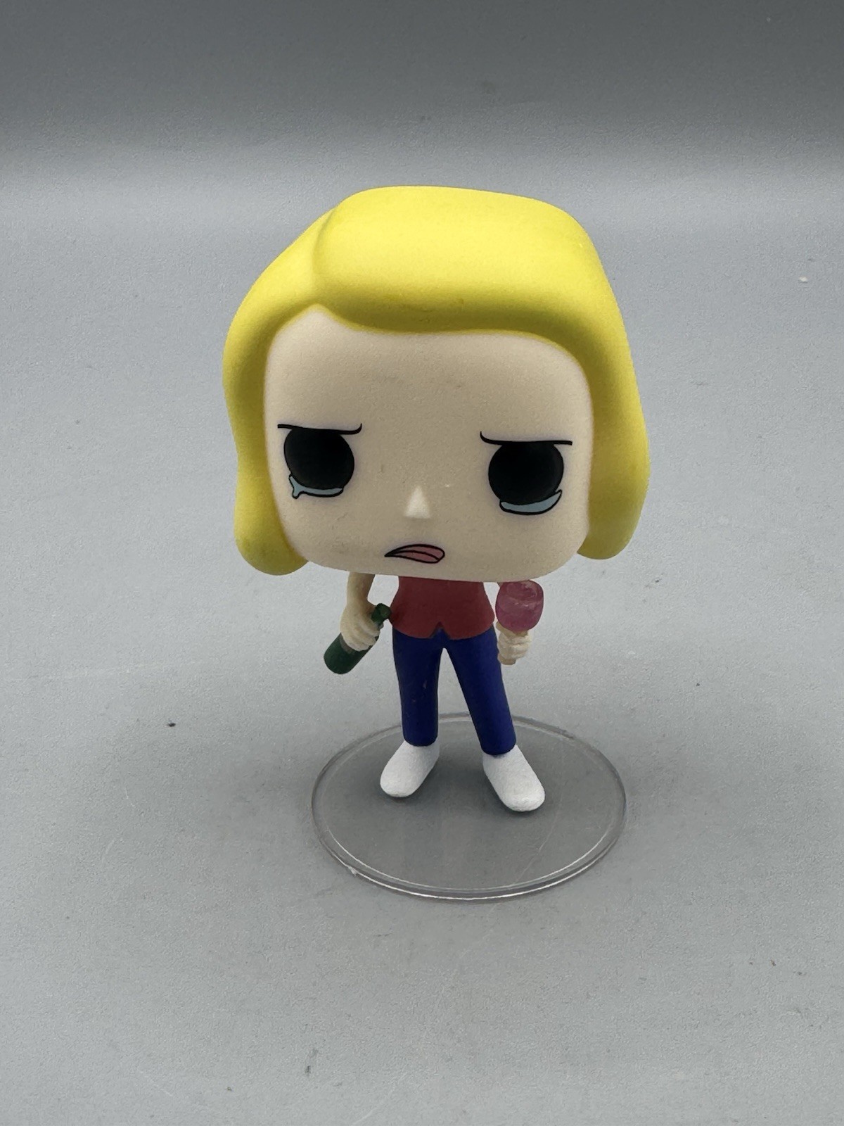 Funko Pop Rick And Morty Funko Beth Con Copa De Vino #301 Suelto Fuera De Caja