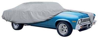 Car Cover; Weather Blocker Plus; Gray; Fits 1968-79 Nova Omega Ventura Apollo