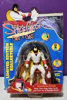 Art Asylum Space Ghost Coast to Coast Limited Edition Figure 1999 Damaged Pack