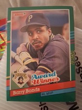 1991 Donruss - Barry Bonds #762 No White Stripe on Right Border