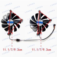 Graphics Card Cooling Fan For XFX RX5700 5700XT 8GB THICC II Overseas Edition  