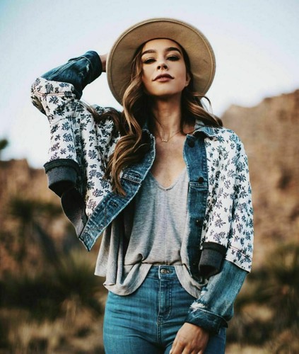 Ditsy Denim Jean Jacket Daisy XS 