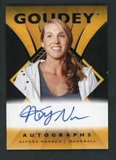 2023 ALYSSA NAKKEN AUTO UPPER DECK GOODWIN CHAMPIONS GOUDEY AUTOGRAPHS