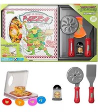 Nickelodeon Teenage Mutant Ninja Turtles 14 Piece Pizza Party Set TMNT Play Food