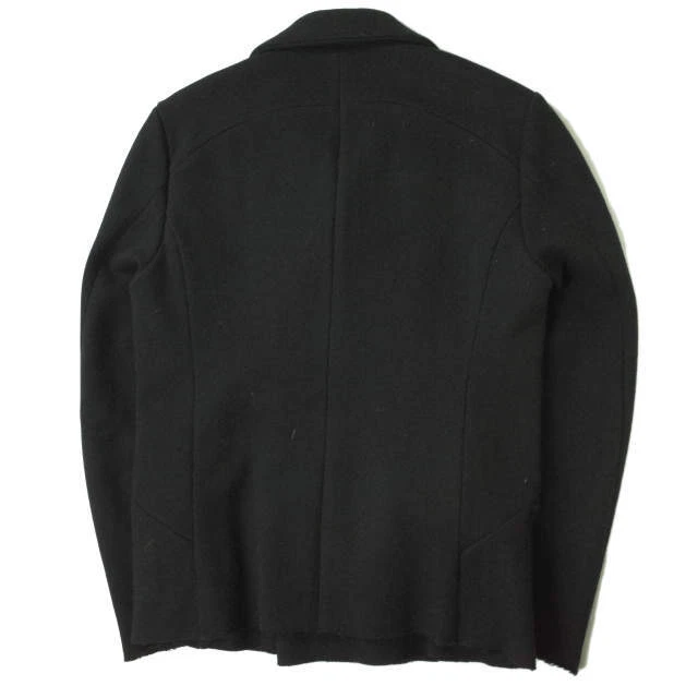 KAZUYUKI KUMAGAI ATTACHMENT Cashmere stretch melton pea coat KC32-004 1 Pcoat