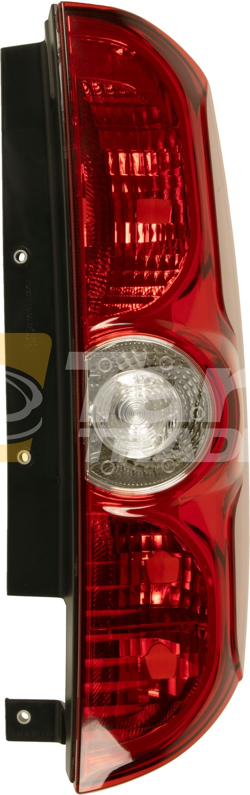Phare AR droite Doblo 10-15 en polycarbonate rouge étanche et anti-choc
