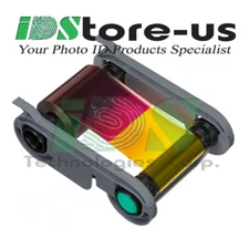 Evolis R5F208A100 YMCKO Color Ribbon, 300 Print, For Primacy 2 ID Printer - New