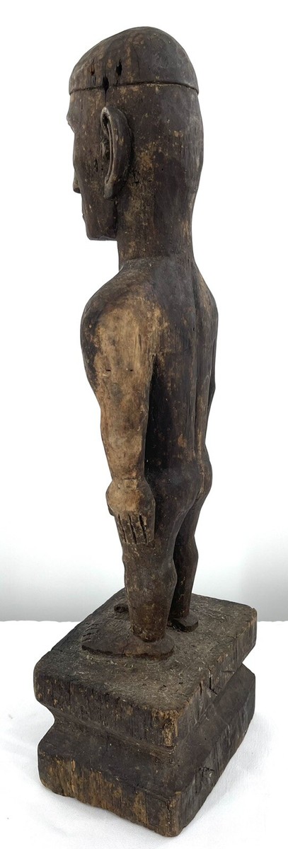 フィリピン BULUL 男 ブルル 木彫 プリミティブアート 置物 Antique Bulul 19th Century Philippine Ifugao Wood Bulul Male