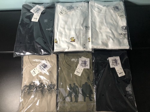 Camiseta Final Fantasy x Uniqlo 35 Aniversario UT 1-13, 15-16 **NO 14** TALLA M - Imagen 3 de 6