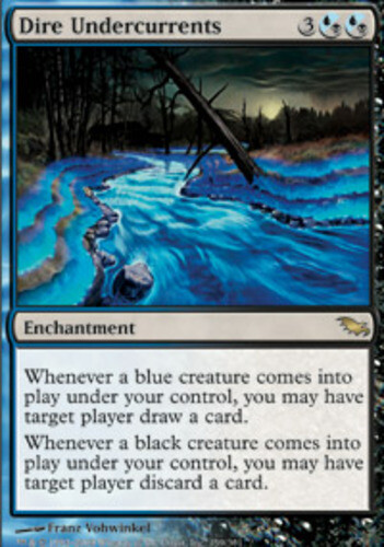 Slightly Played, English - 1 x MTG Dire Undercurrents Shadowmoor