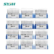 10-100pcs Dental Super Coarse Diamond Burs FG 1.6mm Bur for High Speed Handpiece