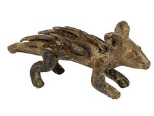 # 4372 Superbo porcospino in bronzo Lobi africano / peso oro