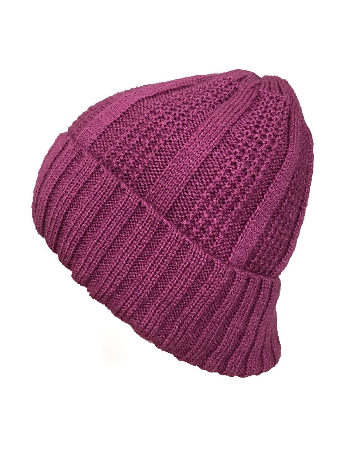 Stylish Winter Wool Skull Cap Assorted Colors Free Size Unisex B256
