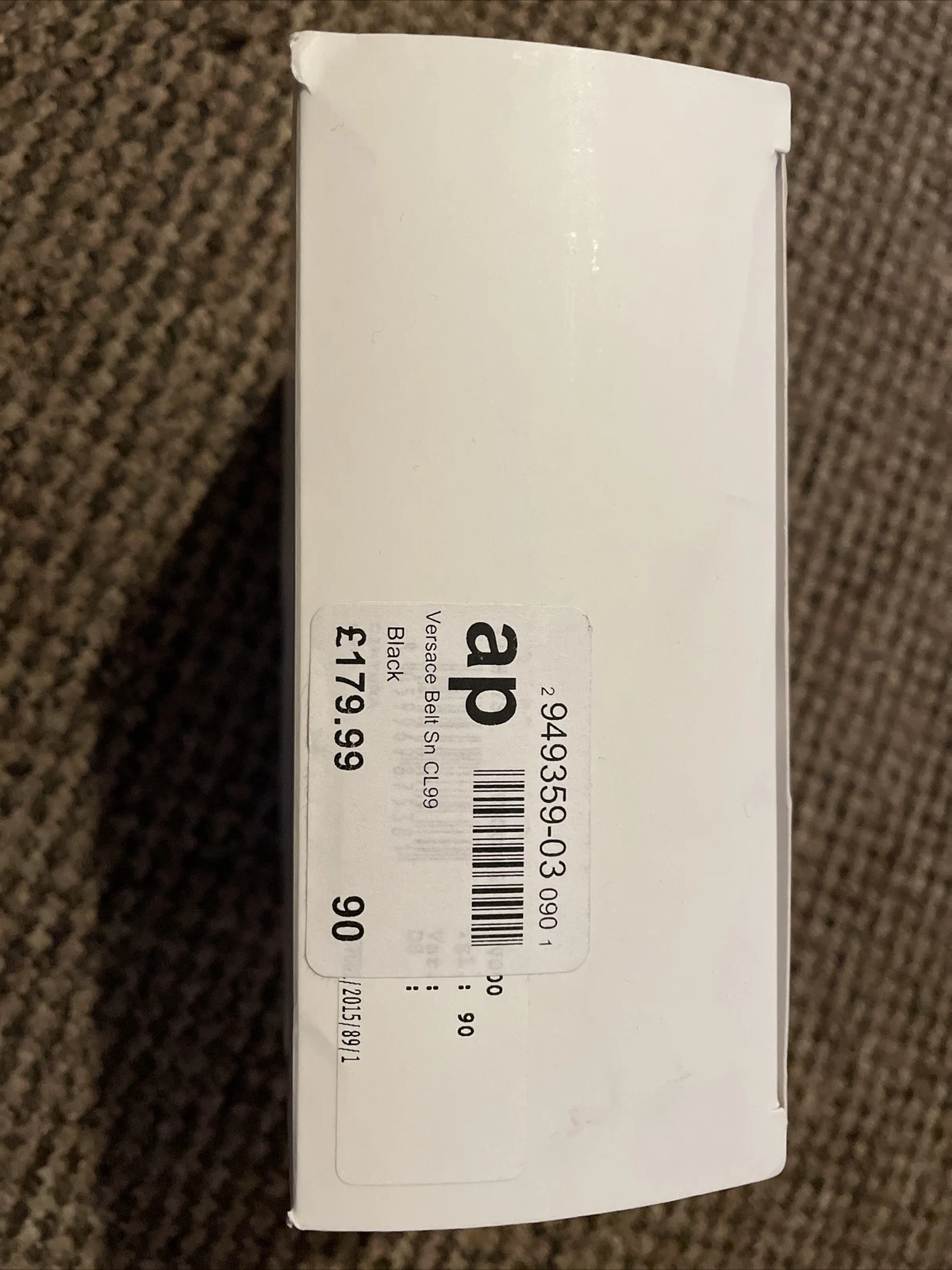 Versace Collection Cintura in pelle Fibbia Medusa Prezzo di listino £179 99