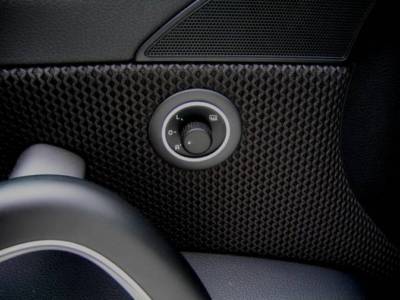 D VW Scirocco 3 Chrom Ring für Spiegelschalter aus poliertem Edelstahl