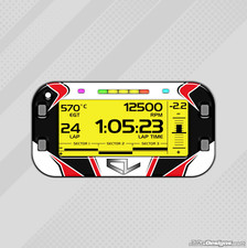 CL Kart (Charles Leclerc) ESTILO GEL PEGATINA PARA MYCHRON 6 - KARTING