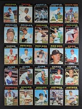 1971 Topps Baseball Set Break 25 Cards