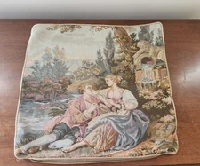 1 Romantic French Country Style Tapestry Pillow Cover 20x20in