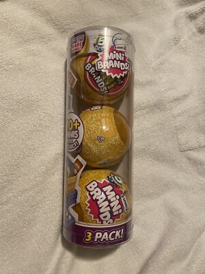 Zuru 5 Surprise Series 2 Mini Brands! 3-Pack Golden Ball Collectible