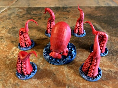 Kraken Miniature Dungeons and Dragons Pathfinder d&d Terrain Scenery Mini  