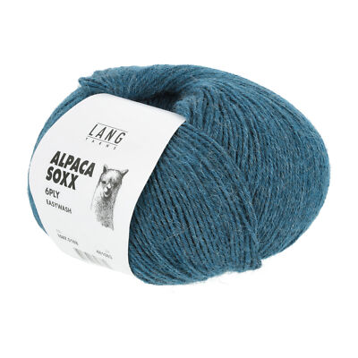 Wolle Kreativ! Lang Yarns - Alpaca Soxx 6-fach/6-PLY 0188 petrol melange 150 g